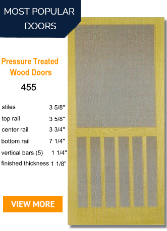 Pressure Treated Wood Doors